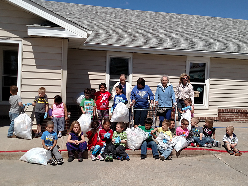 Kathy Worley at Kiddie Campus